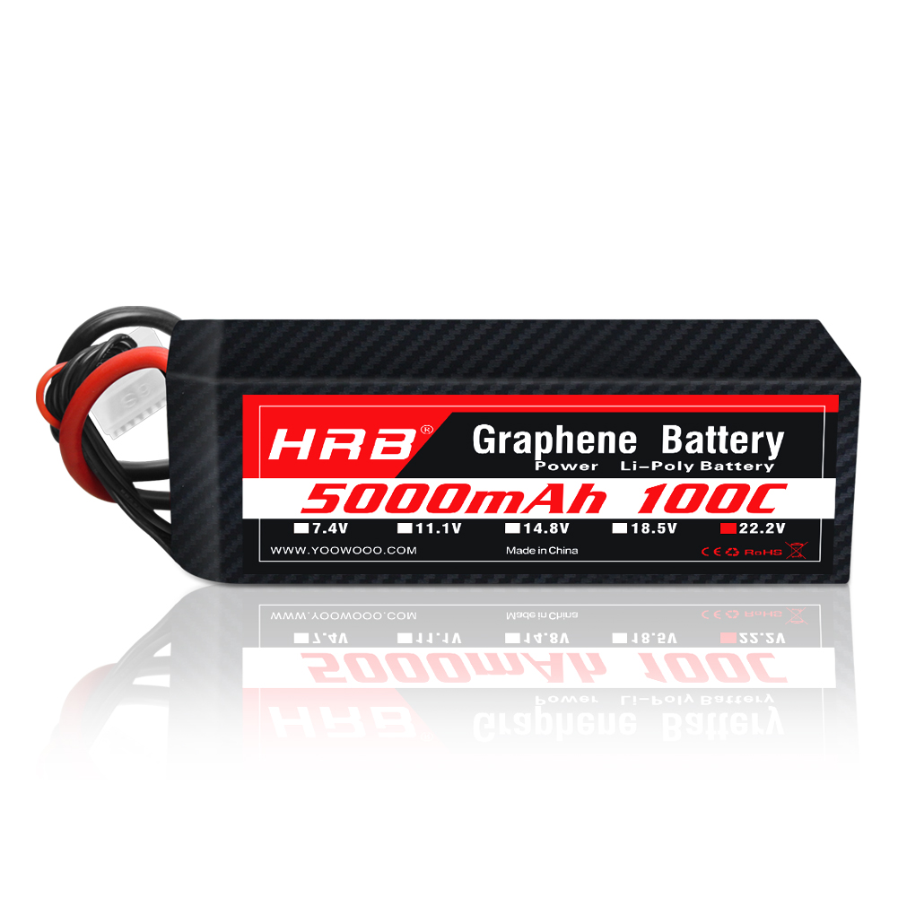 1PC HRB 22.2V Graphene Battery - đánh giá và giá 6S Lipo Battery 22.2V 5000Mah